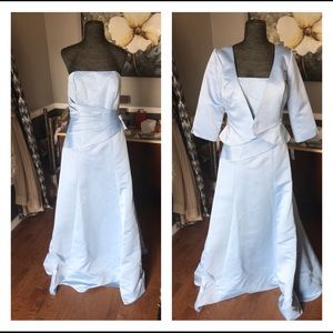Cornflower blue bridesmaid/mom of the bride sz8